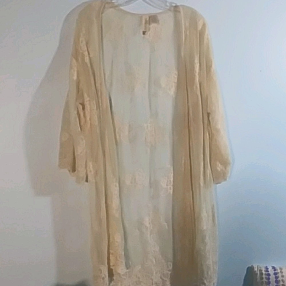 Sheer kimono